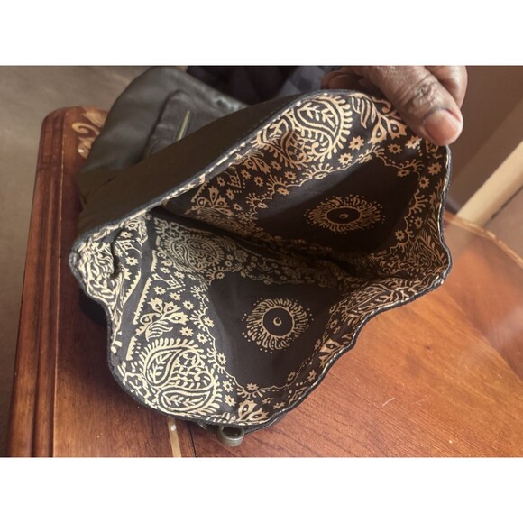 Free People  Backpack in Black Leather main image 12